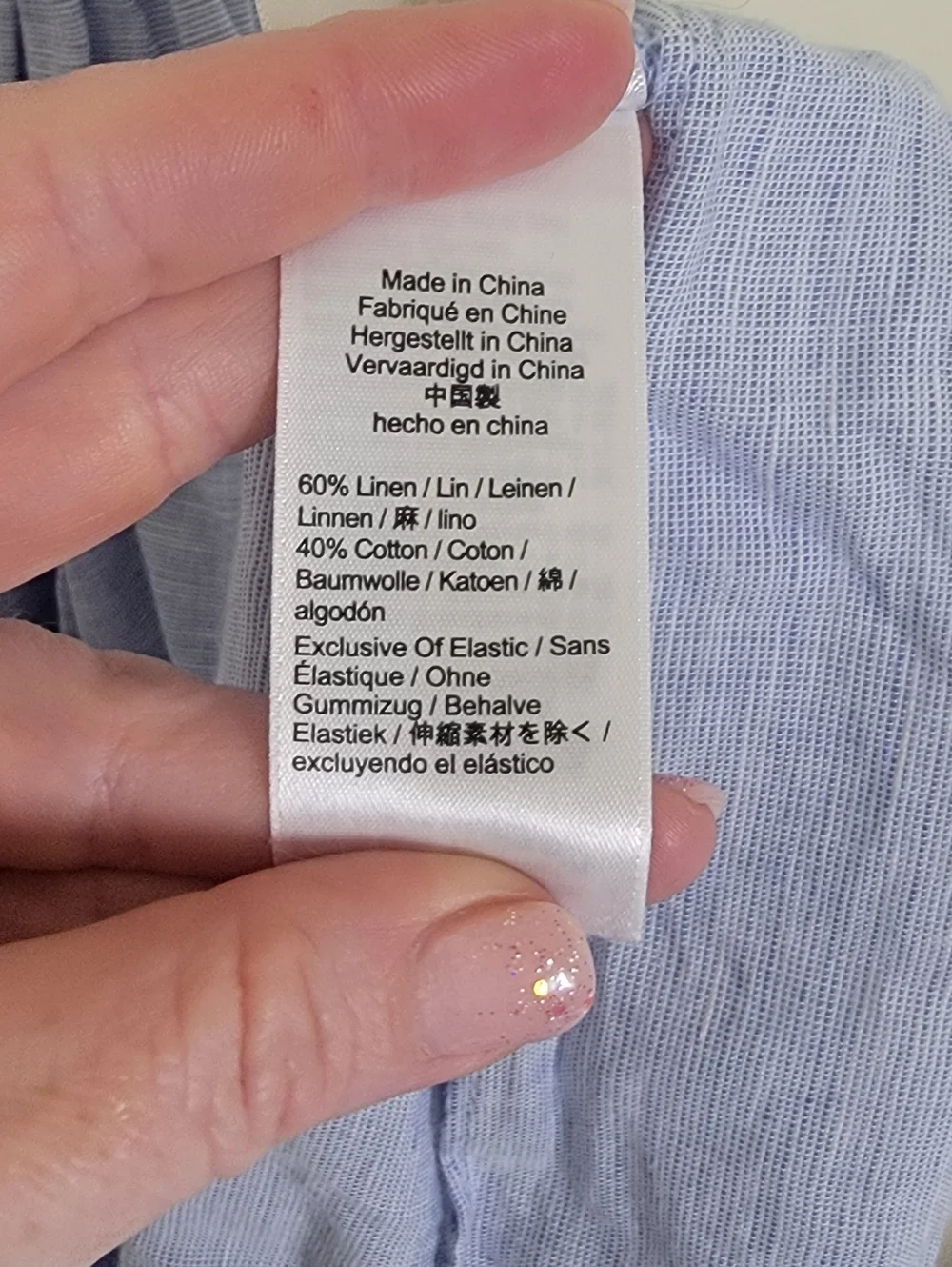 J. Crew Light Blue Smocked Midi Sundress